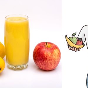 Nước ép táo xoài giàu chất xơ và ít calo nên phù hợp với thực đơn của người cần giảm cân