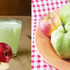 Nước ép táo ổi giàu các vitamin và khoáng chất tốt cho sức khoẻ tim mạch và có khả năng ngăn ngừa một số bệnh ung thư