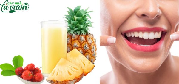 Uống nước ép sơ ri thơm giúp tăng cường sức khoẻ răng miệng, ngăn ngừa tình trạng chảy máu chân răng hay hôi miệng,...